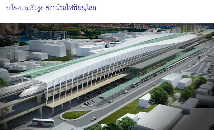 สรุปผลการศึกษาโครงการรถไฟความเร็วสูง กรุงเทพฯ-พิษณุโลก