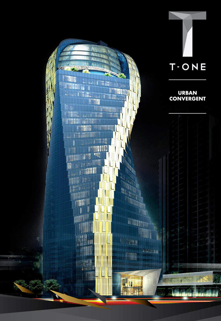 T-ONE ออฟฟิศเกรด A ของตระกลู “ภาสกรนที” ที่จะกลายเป็นแลนด์มาร์กใหม่ของทองหล่อ
