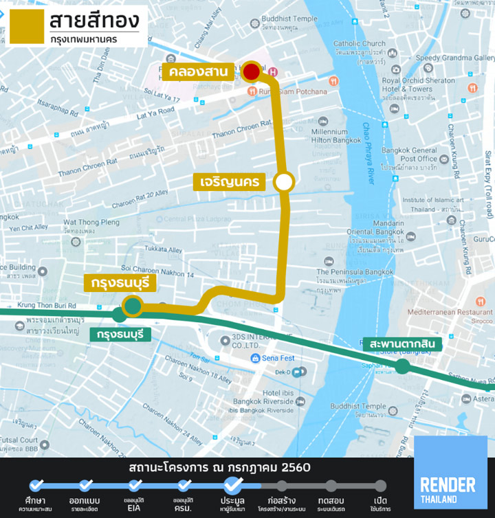 Update สถานะล่าสุด ของโครงการรถไฟฟ้า 10 สาย ถึง กค 60