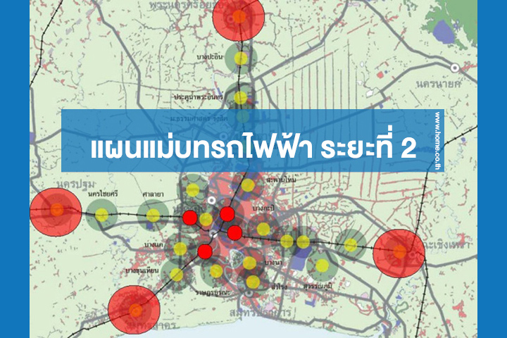 แผนแม่บทรถไฟฟ้า ระยะที่ 2 ขยายเมืองสู่ปริมณฑล แผนแม่บทรถไฟฟ้า ระยะที่ 2 ขยายเมืองสู่ปริมณฑล