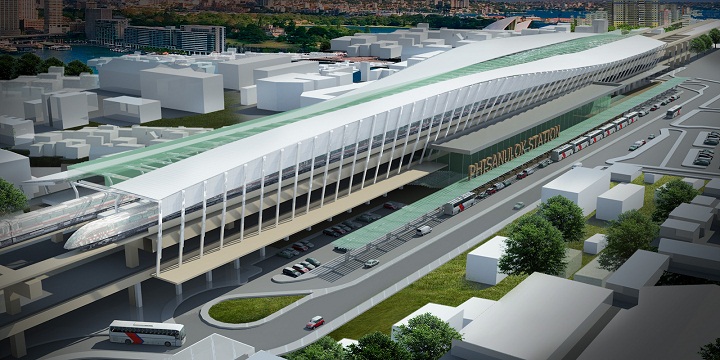 โครงการรถไฟความเร็วสูง เฟสแรก กรุงเทพฯ-พิษณุโลก ลงมือสร้างปี 2561