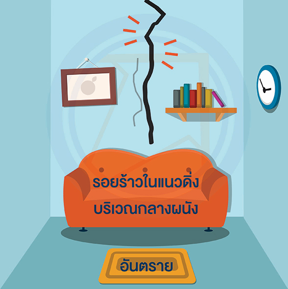 อันตราย จาก “ผนังบ้านร้าว”ตอน : รอยร้าวที่มีผลกระทบกับโครงสร้าง