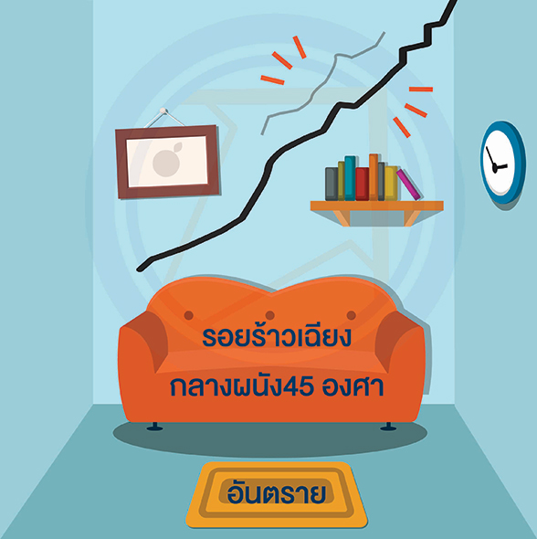 อันตราย จาก “ผนังบ้านร้าว”ตอน : รอยร้าวที่มีผลกระทบกับโครงสร้าง