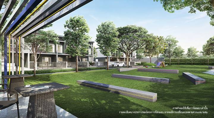 พรีวิวทาวน์โฮม ลุมพินี ทาวน์วิลล์ พหลโยธิน-สะพานใหม่ สีสันสดใส ออกแบบพอดีกับการอยู่อาศัย