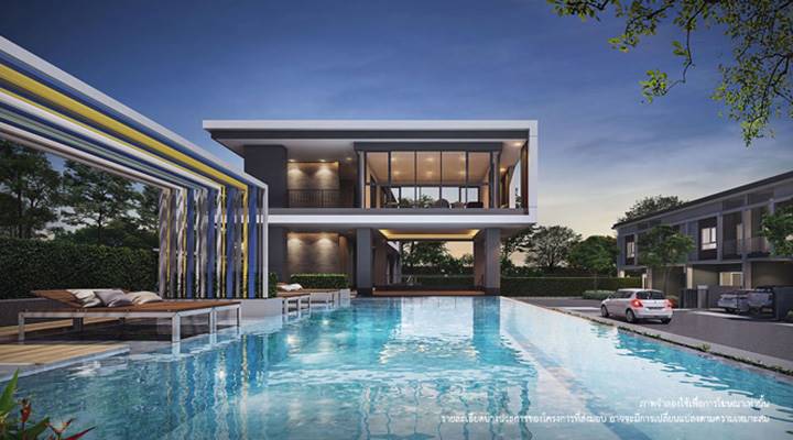 พรีวิวทาวน์โฮม ลุมพินี ทาวน์วิลล์ พหลโยธิน-สะพานใหม่ สีสันสดใส ออกแบบพอดีกับการอยู่อาศัย