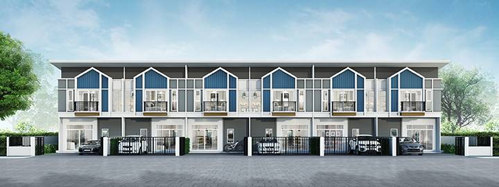 พรีวิวทาวน์โฮม นครทองโคโลนี่ เทพารักษ์-เมืองใหม่บางพลี บ้านใหญ่ 3 ห้องนอน พร้อมครัวไทย