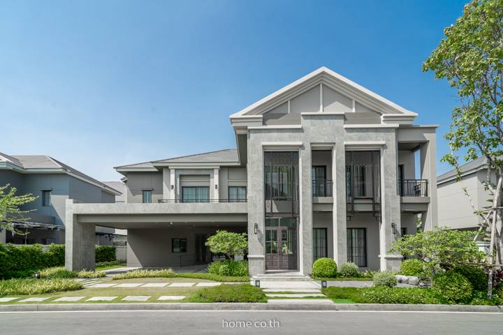 รีวิวบ้านเดี่ยว แกรนด์ บางกอก บูเลอวาร์ด สุขุมวิท คฤหาสน์ทำเลศักยภาพโซนบางนา ที่ได้แรงบันดาลใจจาก Buckingham Palace
