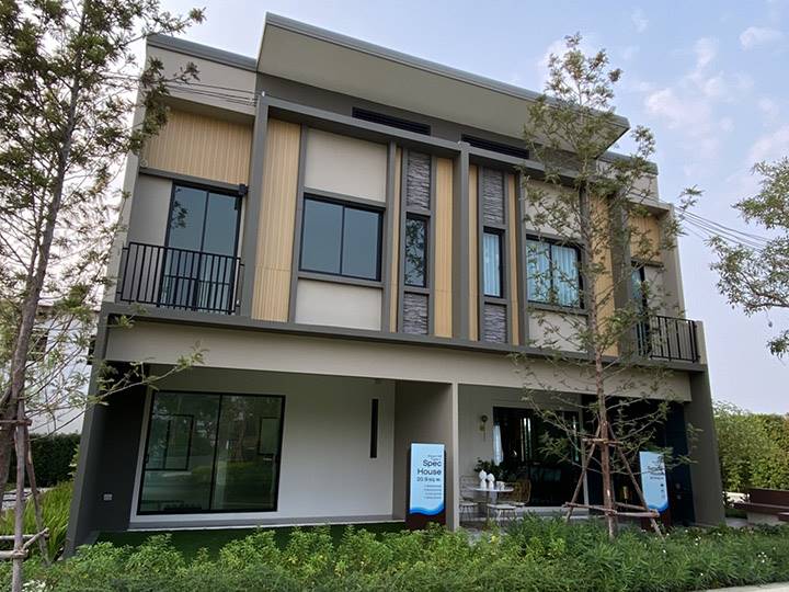 พรีวิวทาวน์โฮม เอสเกต ทาวน์ ราชพฤกษ์-345 Innovative Living นวัตกรรมบ้านเย็นแบบยั่งยืน งานดีไซน์สไตล์รีสอร์ท ราคาเริ่มต้นไม่ถึง 2 ล้าน
