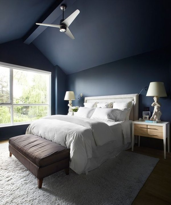 แต่งห้องสี Navy Blue สีที่ให้อารมณ์ผ่อนคลายที่สุดในโลก