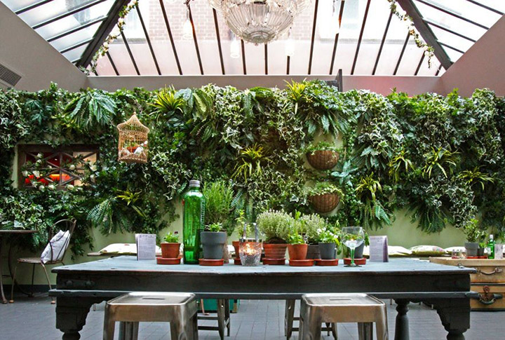 5 จุดเด่น การจัดสวนแบบ Green Wall