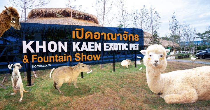 เปิดอาณาจักร Khonkaen Exotic Pet and The Fountain Show เปิดอาณาจักร Khonkaen Exotic Pet and The Fountain Show