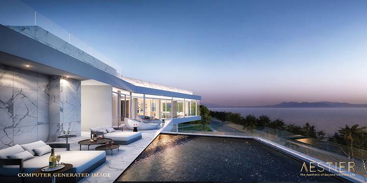 พรีวิวบ้านเดี่ยว แอสเทียร์ คฤหาสน์หรูริมทะเล ติดหาดดงตาล ทั้งโครงการ 1 ยูนิต