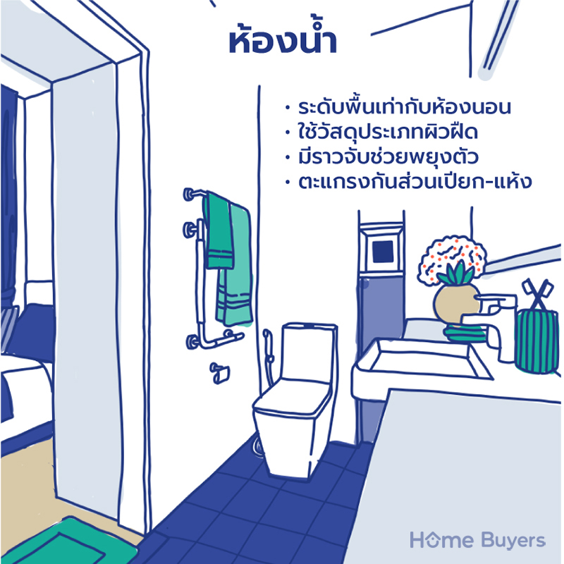 จัดบ้านยังไงให้เหมาะกับผู้สูงอายุ