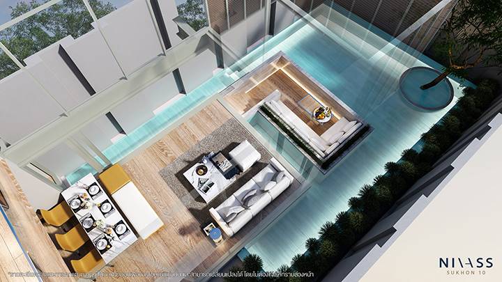 พรีวิวบ้านแฝด นิวาสส์ สุคน 10 บ้านใหญ่ 3 ชั้น จอดรถได้ 4 คัน พร้อมสระน้ำแร่ทุกหลัง