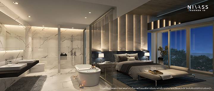 พรีวิวบ้านแฝด นิวาสส์ สุคน 10 บ้านใหญ่ 3 ชั้น จอดรถได้ 4 คัน พร้อมสระน้ำแร่ทุกหลัง