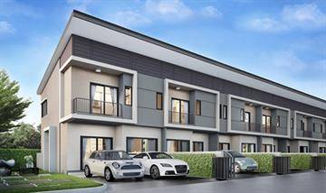 พรีวิวทาวน์โฮม เดอะ คัลเลอร์ส บางนา-วงแหวนฯ 3 บ้านใหญ่ ณ ซอยมหาชัย ในสไตล์โมเดิร์นทรอปิคอล