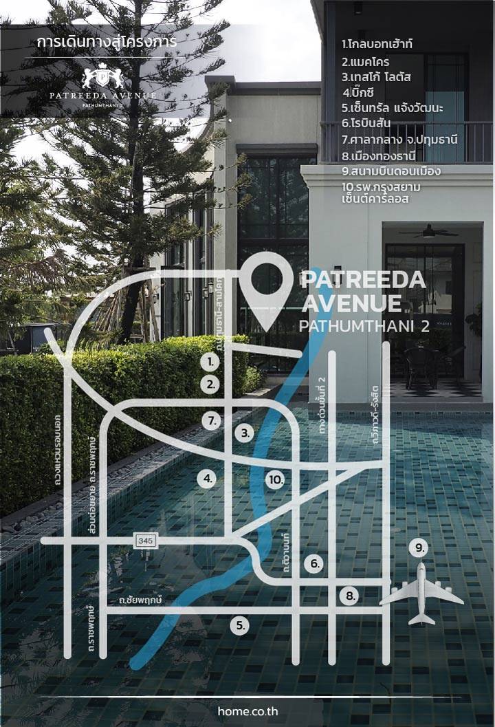 รีวิวบ้านเดี่ยว Patreeda Avenue ปทุมธานี 2 บ้านสไตล์โมเดิร์นคลาสสิค ฟังก์ชันครบ พร้อมสระว่ายน้ำและฟิตเนส