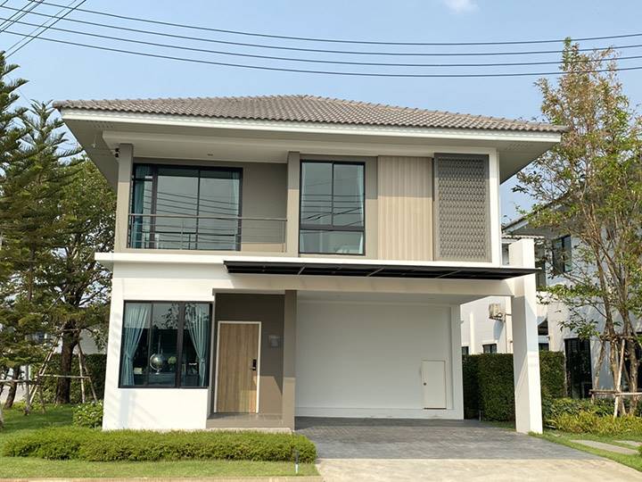 พรีวิวบ้าน ภัทรีดา อเวนิว ปทุมธานี 2 บ้านแฝดแนวใหม่ ใกล้ทางด่วนบางพูน สร้างเสร็จพร้อมเข้าอยู่