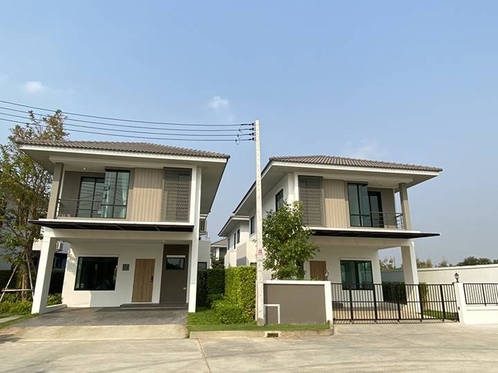 พรีวิวบ้าน ภัทรีดา อเวนิว ปทุมธานี 2 บ้านแฝดแนวใหม่ ใกล้ทางด่วนบางพูน สร้างเสร็จพร้อมเข้าอยู่