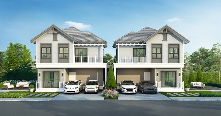 พรีวิวบ้าน ศรีราชา ฮิลล์ไซด์ ทาวน์ สุขุมวิท-ศรีราชา ใจกลางเมืองศรีราชา ใกล้ถนนใหญ่สุขุมวิท 100 กว่าเมตร