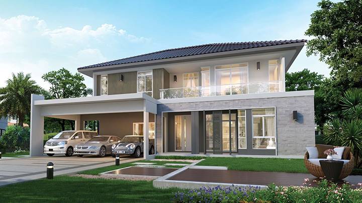 พรีวิวบ้านเดี่ยว มัณฑนา เวสต์เกต บ้านใหญ่สุดหรู ติดถนนกาญจนาภิเษก