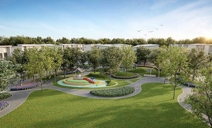 พรีวิวทาวน์โฮม ชวนชื่น ทาวน์ วิลเลจ บางนา ทุกยูนิตแปลงมุม ร่มรื่นสไตล์ Garden Home