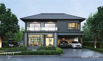 พรีวิวบ้านเดี่ยว เวนิว โฟลว์ พระราม 5 บ้านหลังใหญ่บรรยากาศบ้านสวนริมน้ำ ทำเลใกล้เมือง ใกล้ทางด่วน