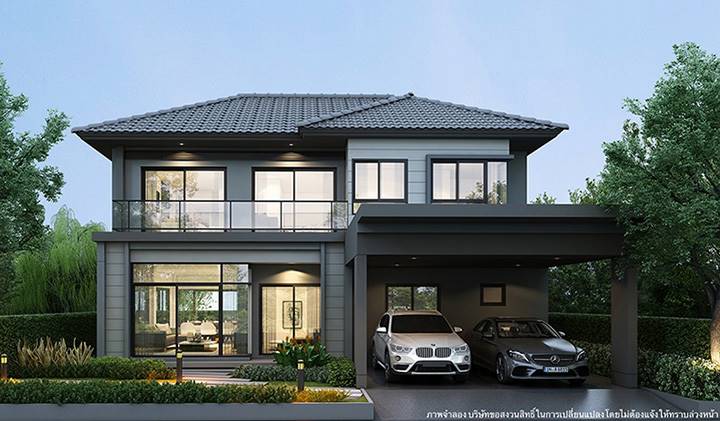 พรีวิวบ้านเดี่ยว เวนิว โฟลว์ พระราม 5 บ้านหลังใหญ่บรรยากาศบ้านสวนริมน้ำ ทำเลใกล้เมือง ใกล้ทางด่วน
