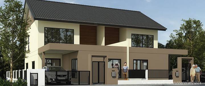 รีวิวบ้านแฝด บ้านเคหะกตัญญู คลองหลวง 1 เดินทางสะดวกใกล้ถนนรังสิต-นครนายก มี Universal Design