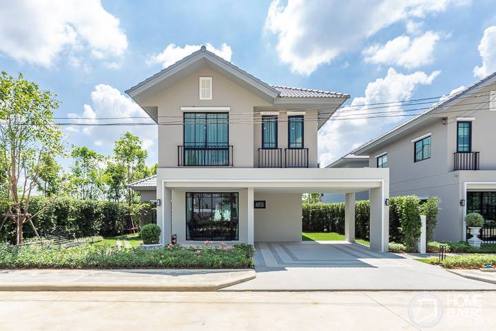 รีวิวบ้านเดี่ยว ชวนชื่น ไพร์ม วิลเลจ บางนา บ้านสไตล์ Garden Home ดีไซน์กว้างโปร่งส่วนใช้สอยลงตัว