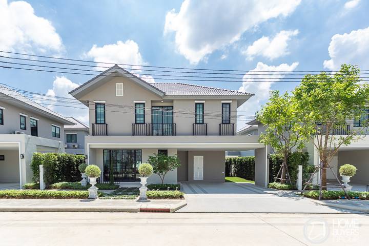 รีวิวบ้านเดี่ยว ชวนชื่น ไพร์ม วิลเลจ บางนา บ้านสไตล์ Garden Home ดีไซน์กว้างโปร่งส่วนใช้สอยลงตัว