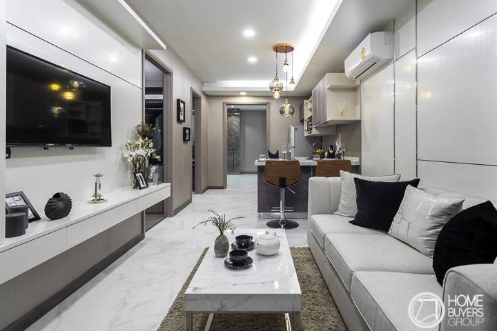รีวิวคอนโด ดีไฟน์ บาย เมย์แฟร์ สุขุมวิท 50 คอนโด Space & Design สไตล์คอนโดหรู กระจก Full Height เริ่ม 2.69 ล้านบาท