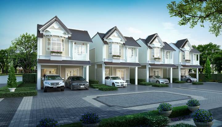 พรีวิวทาวน์โฮม บ้านดี เดอะแฮมิลตัน ชัยพฤกษ์-วงแหวน อยู่สบายสไตล์ English Heritage