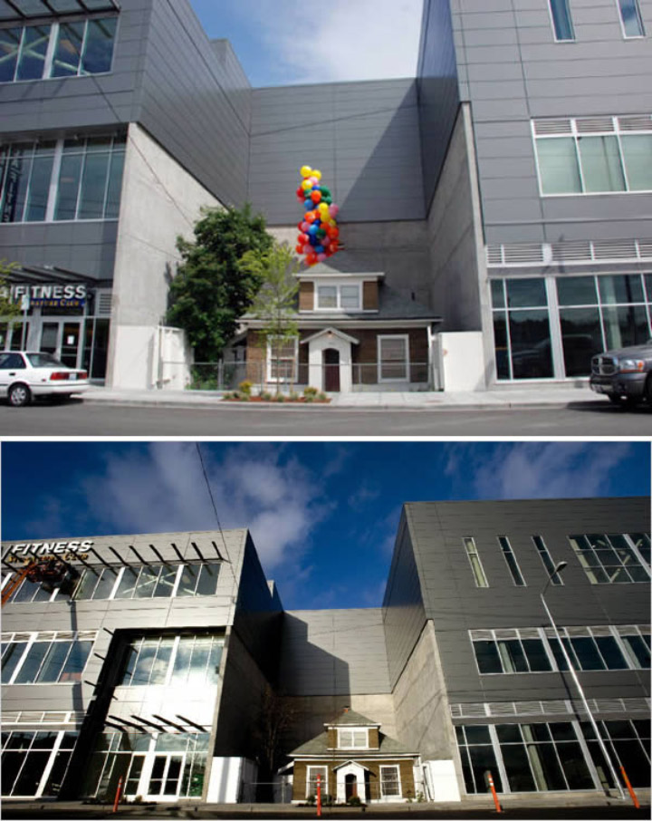 (ชมภาพ) บ้านตะปูในเมืองใหญ่ ที่ไม่ย้าย ไม่ยอมขาย จะเป็นอย่างไร?? (ชมภาพ) บ้านตะปูในเมืองใหญ่ ที่ไม่ย้าย ไม่ยอมขาย จะเป็นอย่างไร??