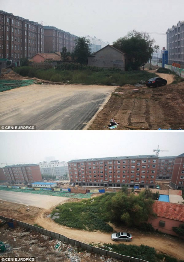 (ชมภาพ) บ้านตะปูในเมืองใหญ่ ที่ไม่ย้าย ไม่ยอมขาย จะเป็นอย่างไร?? (ชมภาพ) บ้านตะปูในเมืองใหญ่ ที่ไม่ย้าย ไม่ยอมขาย จะเป็นอย่างไร??