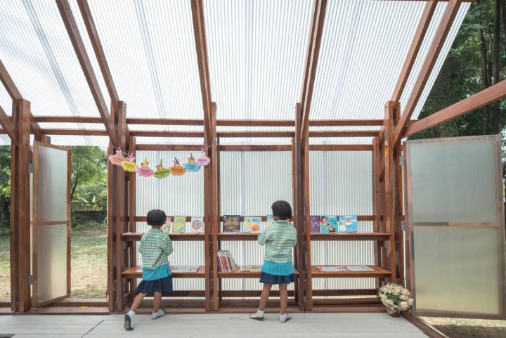 (ชมภาพ) ห้องสมุดสุดครีเอท โรงเรียนทุ่งนาตาปิ่น โดยนศ.สถาปัตย์ ศิลปากร