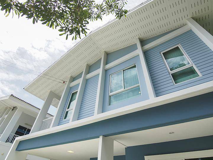 รีวิวบ้าน คณาสิริ พระราม 2-วงแหวน ความสุขจากบ้าน Modern 70s บรรยากาศโครงการอบอุ่น การใช้สอยลงตัว