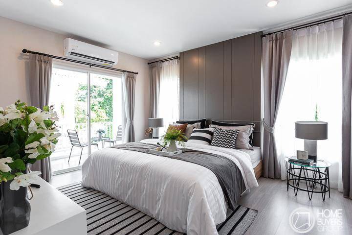 รีวิวบ้าน คณาสิริ พระราม 2-วงแหวน ความสุขจากบ้าน Modern 70s บรรยากาศโครงการอบอุ่น การใช้สอยลงตัว