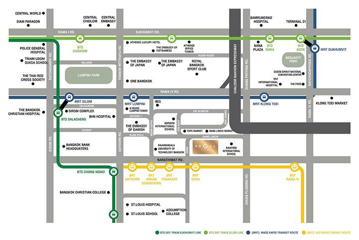 พรีวิวคอนโด รีเกิล คอนโด ใหม่เอี่ยมอ่องติด ถ.นราธิวาสฯ ใกล้สาทร 200 เมตรถึง BRT สถานีถนนจันทน์