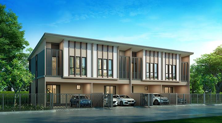 พรีวิวทาวน์โฮม ภูริ (วงแหวน-ลำลูกกา) บ้านสไตล์ไทย ทำเลชานเมือง