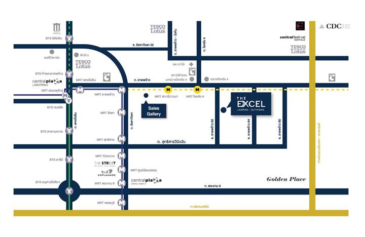 พรีวิวคอนโด ดิ เอ็กเซล ลาดพร้าว-สุทธิสาร ใกล้สถานีโชคชัย 4 เพียง 550 ม. Fully Furnished ครบเซต ราคาเริ่ม 1.49 ล้านบาท