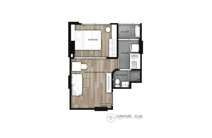พรีวิวคอนโด ดิ เอ็กเซล ลาดพร้าว-สุทธิสาร ใกล้สถานีโชคชัย 4 เพียง 550 ม. Fully Furnished ครบเซต ราคาเริ่ม 1.49 ล้านบาท