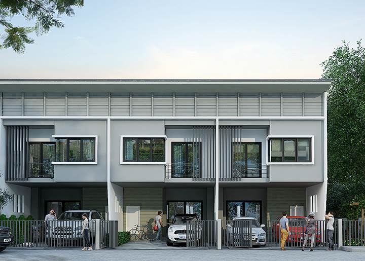 พรีวิวทาวน์โฮม บ้านลภาวัน 23 ติดถนนใหญ่ ใกล้เซ็นทรัล เวสต์เกต