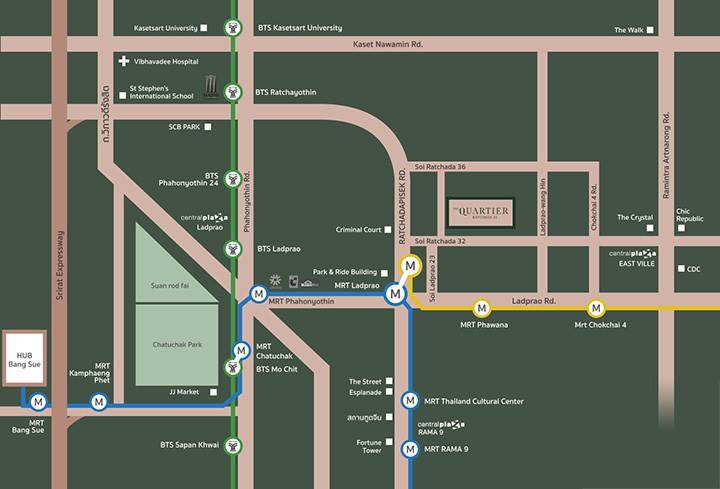พรีวิวโฮมออฟฟิศ เดอะ ควอเทียร์ รัชดา 32 บิสเนสเพนท์เฮ้าส์ 5 ชั้น ใกล้ MRT ลาดพร้าว และ BTS รัชโยธิน