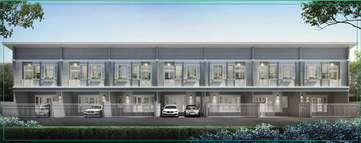 พรีวิวทาวน์โฮม เดอะ มาธิโอ เศรษฐกิจ-คลองครุ บ้านสไตล์อังกฤษ ใกล้เซ็นทรัล มหาชัย