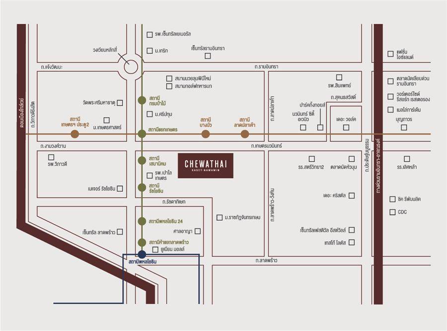พรีวิวคอนโด ชีวาทัย เกษตร-นวมินทร์ ติดถนนใหญ่ อยู่ใจกลางแหล่งรวมไลฟ์สไตล์