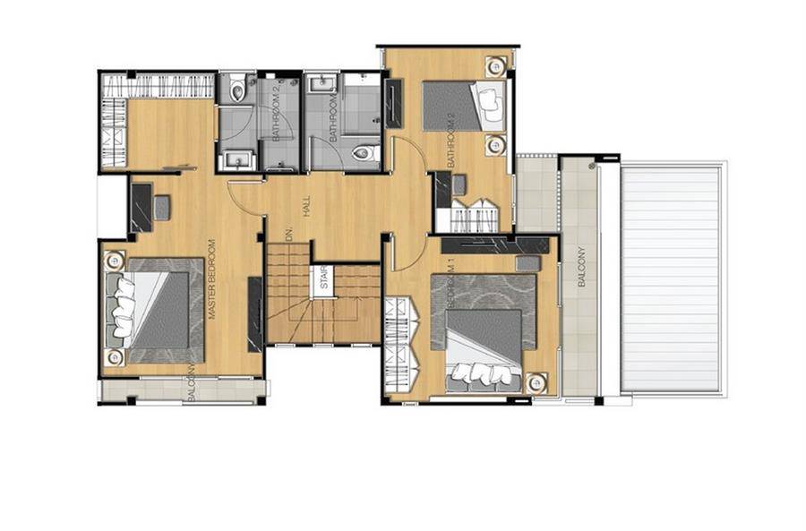พรีวิวบ้านเดี่ยว บี มอตโต้ กาญจนาภิเษก-พระราม 2 คฤหาสน์หรู พร้อม Private Clubhouse