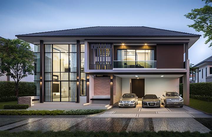 พรีวิวบ้านเดี่ยว บี มอตโต้ กาญจนาภิเษก-พระราม 2 คฤหาสน์หรู พร้อม Private Clubhouse