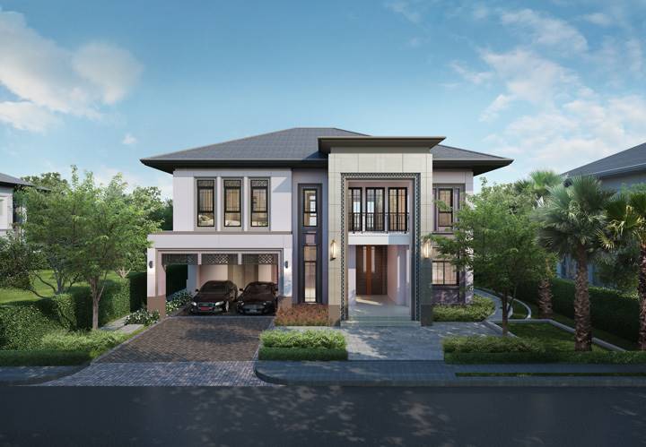 พรีวิวบ้านเดี่ยว ชีวาวัลย์ ปิ่นเกล้า-สาทร คฤหาสน์ใกล้เมือง กลางบรรยากาศธรรมชาติ