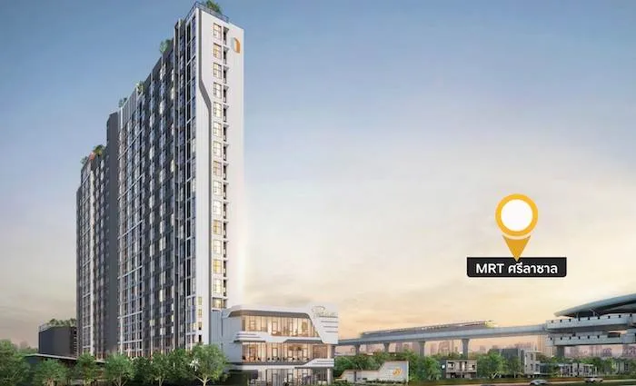รวมคอนโดใหม่ ใกล้รถไฟฟ้าสายสีเหลือง ลาดพร้าว ศรีนครินทร์ สำโรง